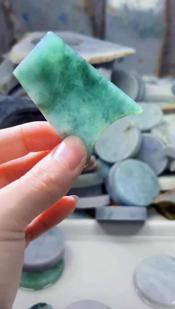 裸石翡翠天然翡翠A货玉 南 810