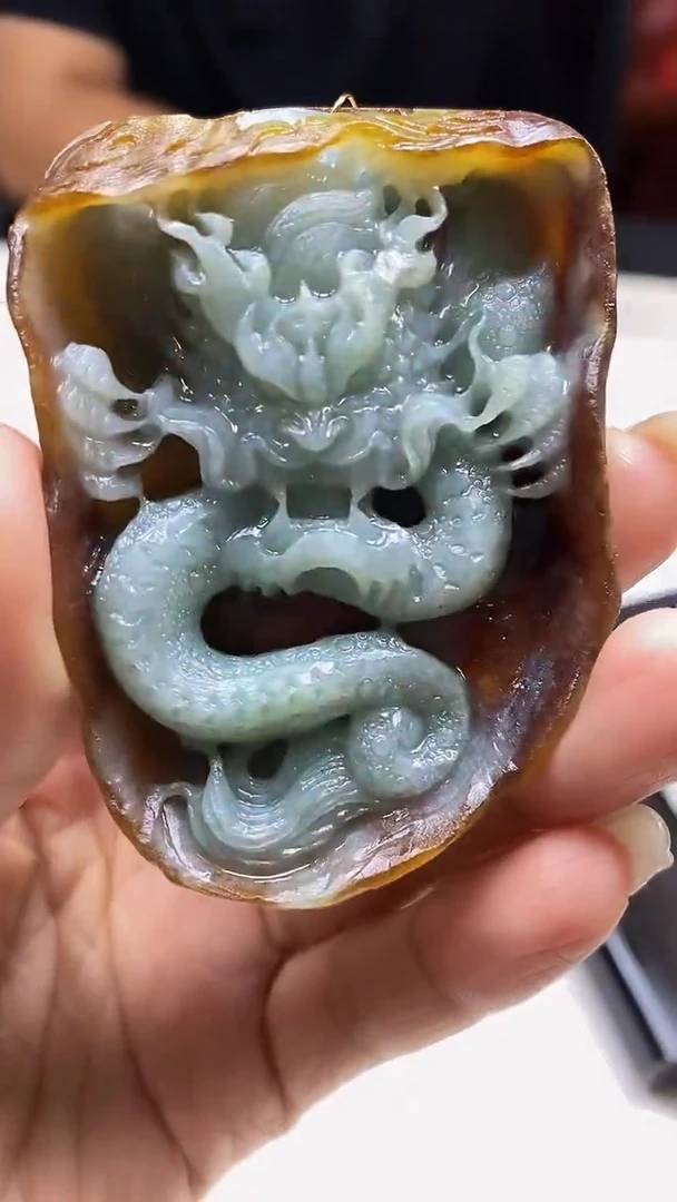 定制翡翠未镶嵌东*龙翡翠A货2025/7/3