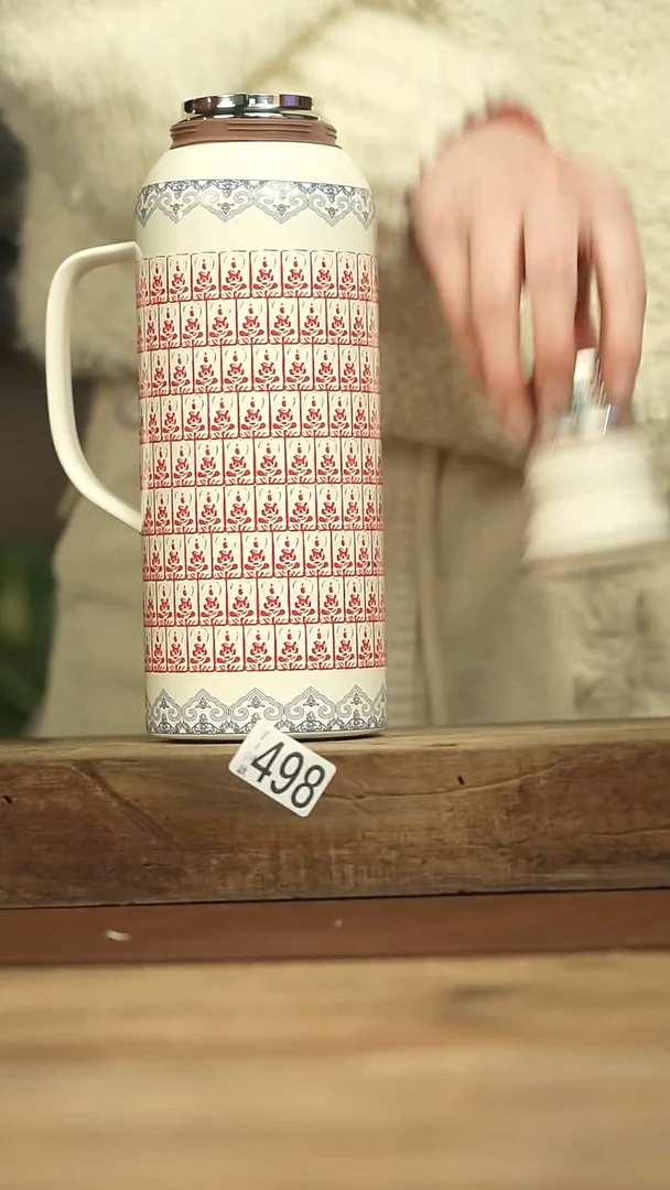 设计师手作款万佛保温瓶