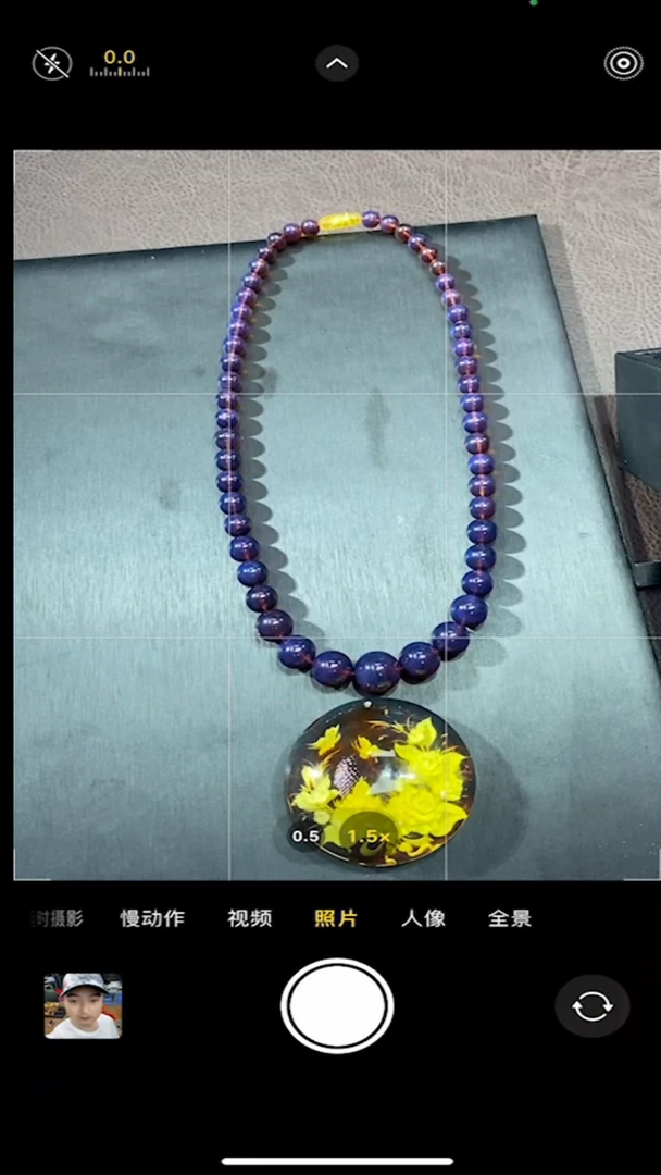 未镶嵌吊坠(赠链)琥珀心**幻琥珀