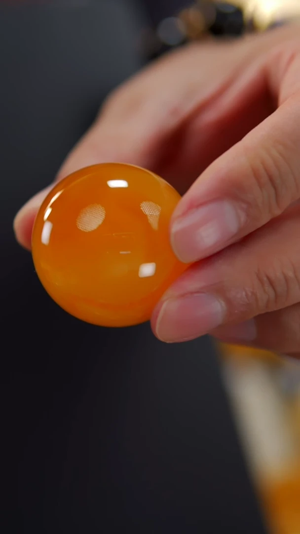 【闪购商品】蜜蜡颈饰未镶嵌30.9蜜糖圆珠