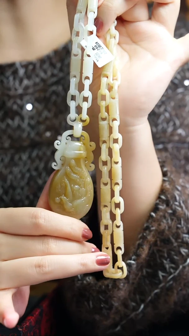 吊坠(不含链)未镶嵌和田玉JJD1216110多样性发一