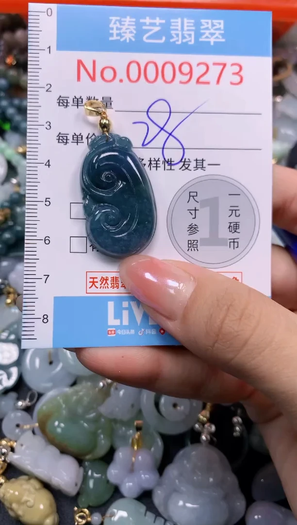 颈饰未镶嵌翡翠9273