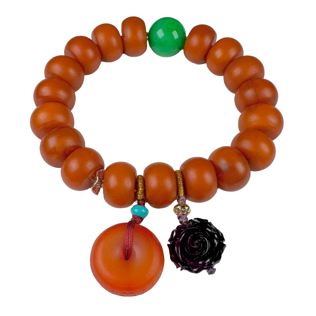 【超星专属】Y004 精美蜜蜡手串 多样性发其一