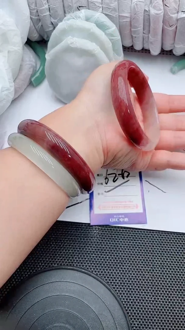 未镶嵌手镯石英质玉59-62-63