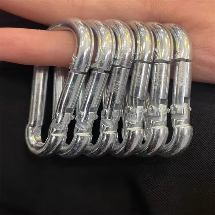 登山扣固定扣镀锌自锁扣不锈钢挂扣遮阳网用固定扣超强加固耐用