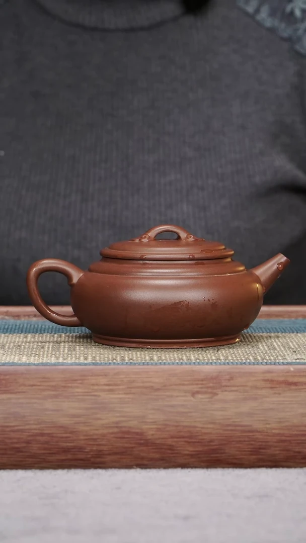 【闪购商品】紫砂茶壶底槽青 如意