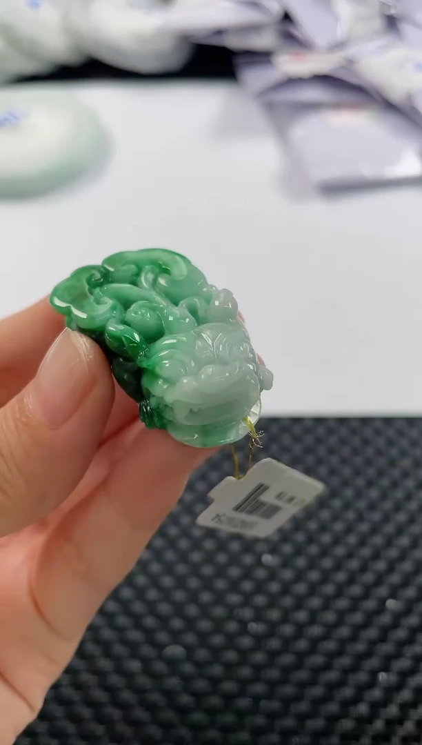 颈饰未镶嵌翡翠基地发货H 8083 貔貅