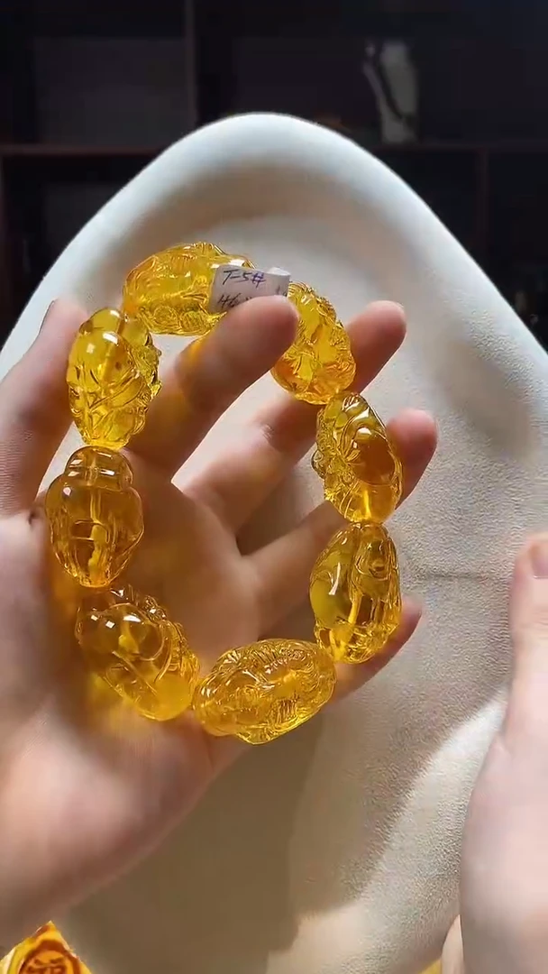 手链琥珀未镶嵌手串