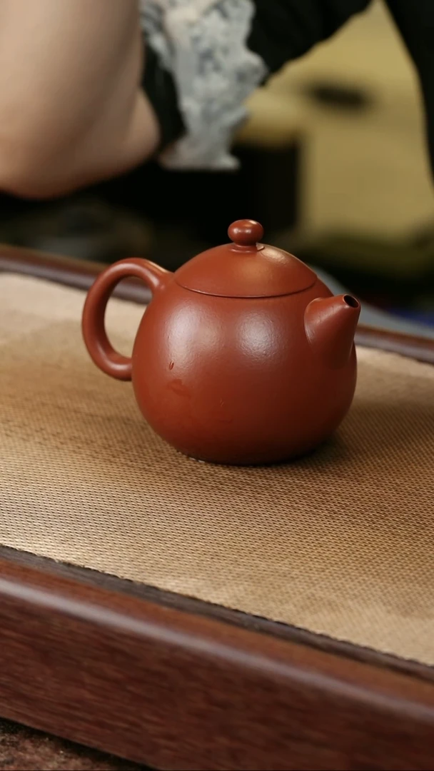 【闪购商品】紫砂茶壶朱泥大红袍 龙蛋