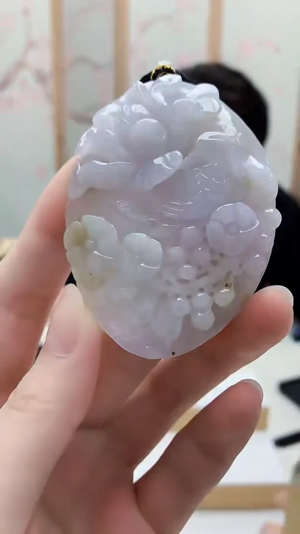 未镶嵌定制翡翠5060ry-毛货挂件