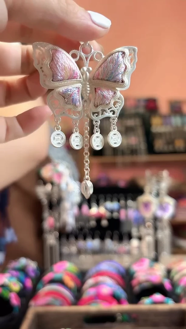 织绣艺枝独绣老绣饰品142