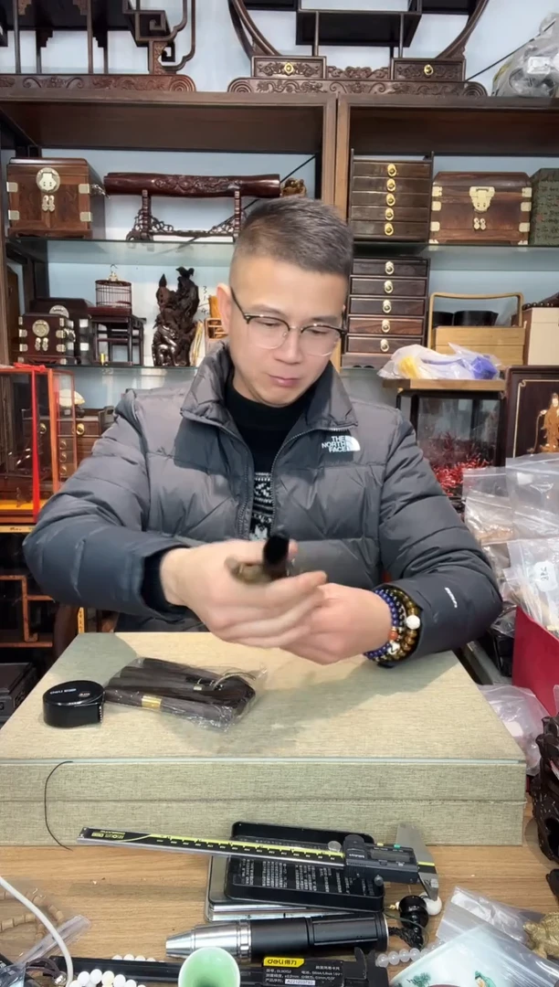 乌木类书架098茶道5件套