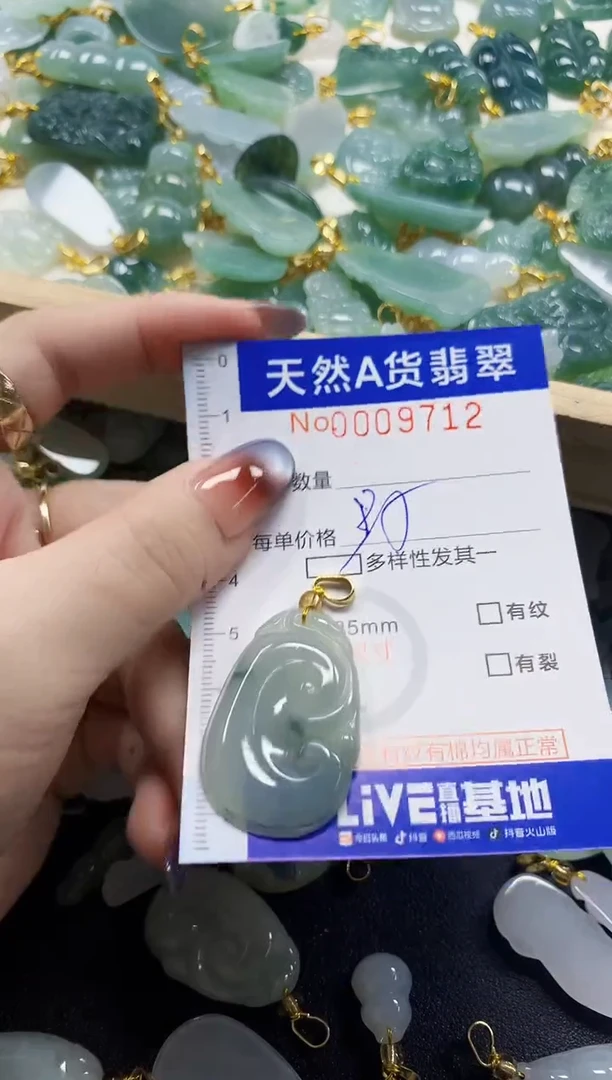 颈饰未镶嵌翡翠天然A货翡翠