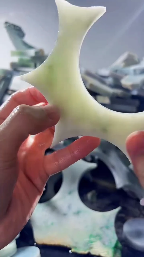 裸石翡翠缅甸翡翠A货文872