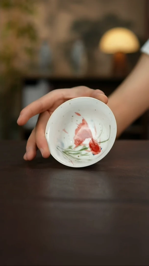 景德镇陶瓷杯碗柴烧多人