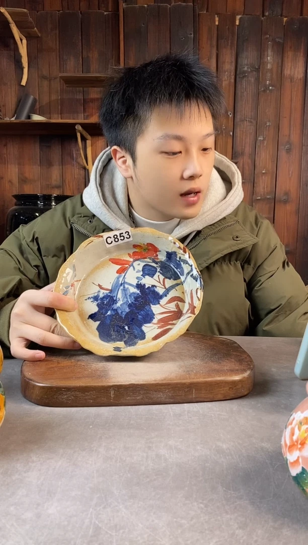 碗853，手工手绘，超值陶瓷