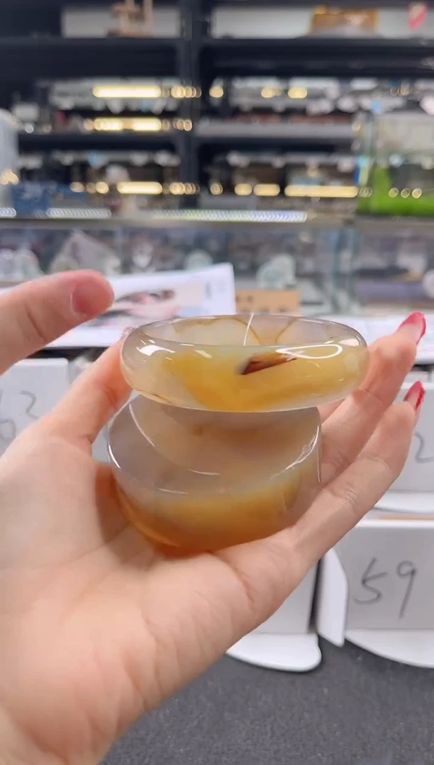 未镶嵌手镯石英质玉64圈口 （赠品镯心）3699414