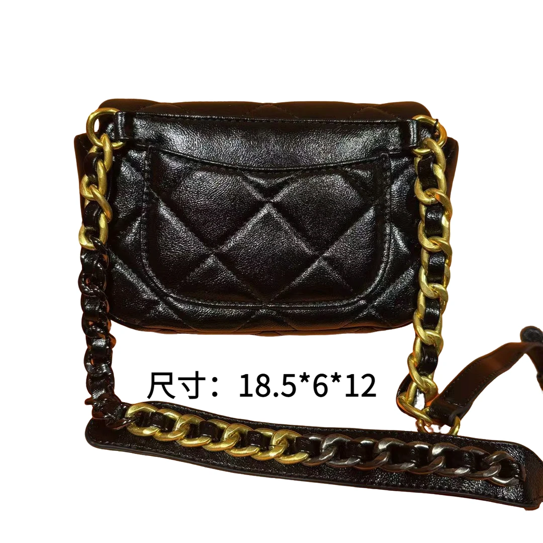 OUSHE欧奢N1黑色高级手工女包