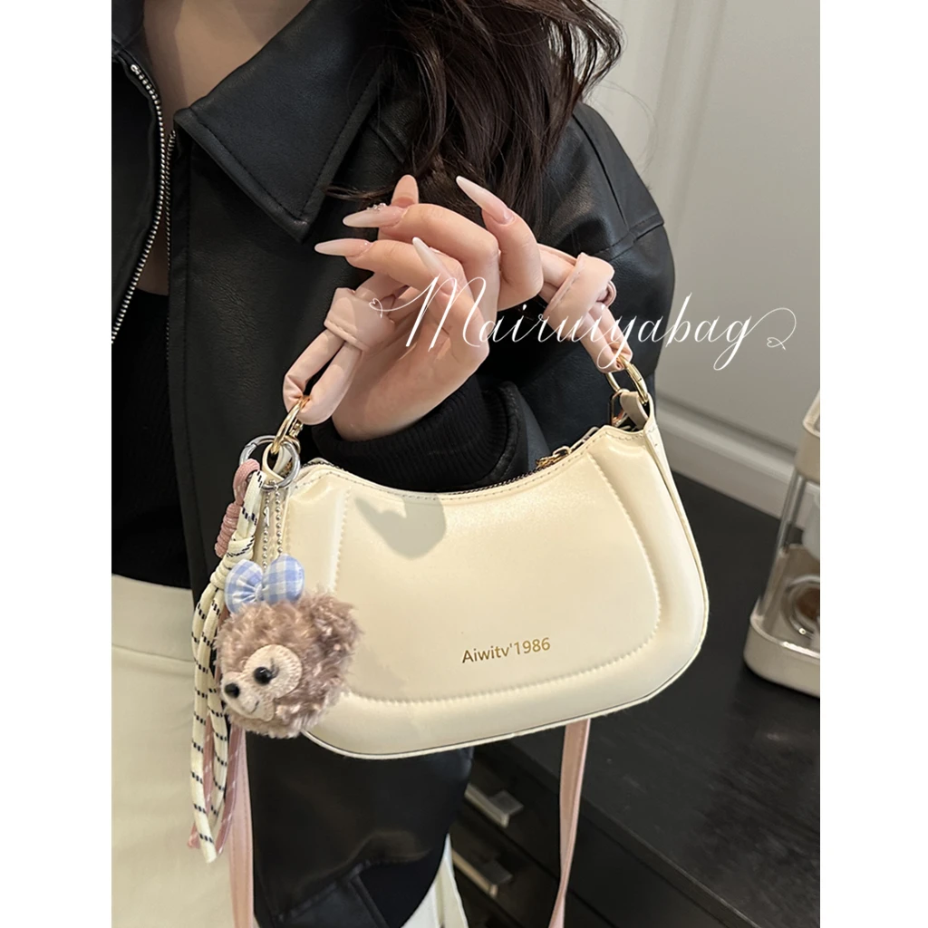 韩国小众马鞍包包女2025新款潮春季时尚手提腋下包百搭单肩斜挎包