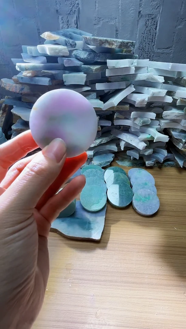 裸石翡翠天然翡翠A货余 南 203