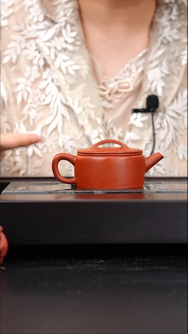 茶壶紫砂小煤窑朱泥汉瓦150cc吴国仙