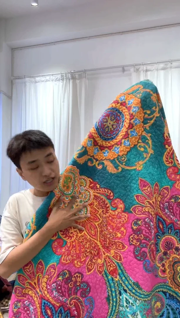 棉200*230纯棉床盖64号微瑕