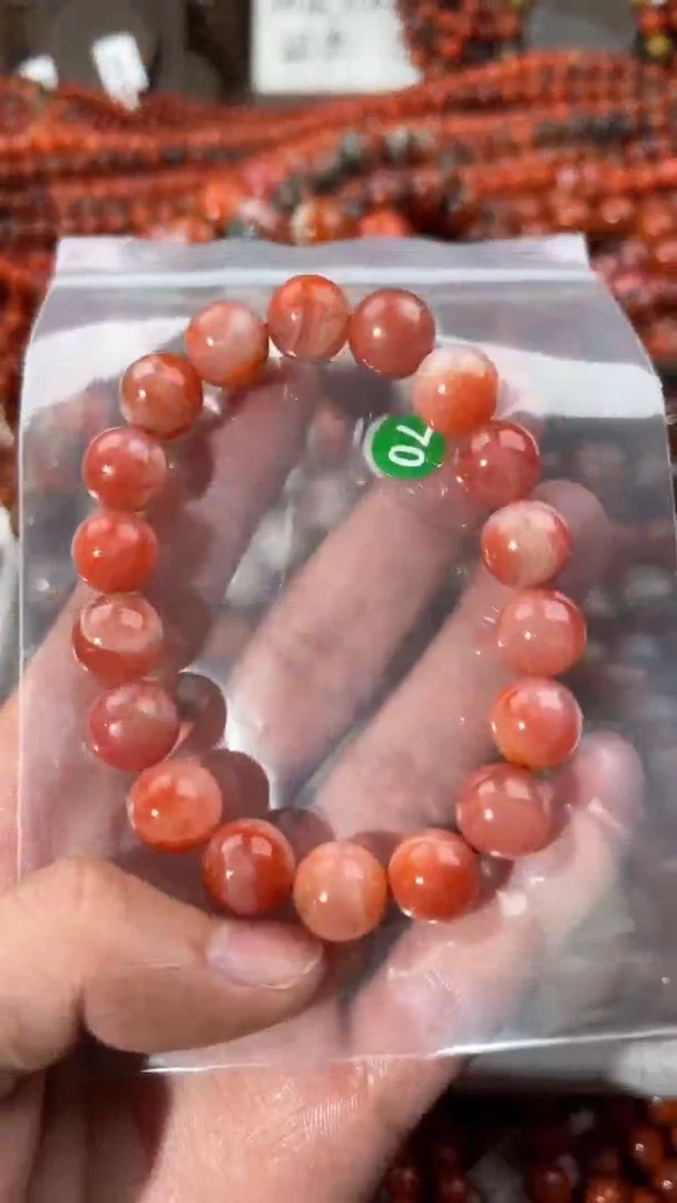 南红玛瑙手串未镶嵌11