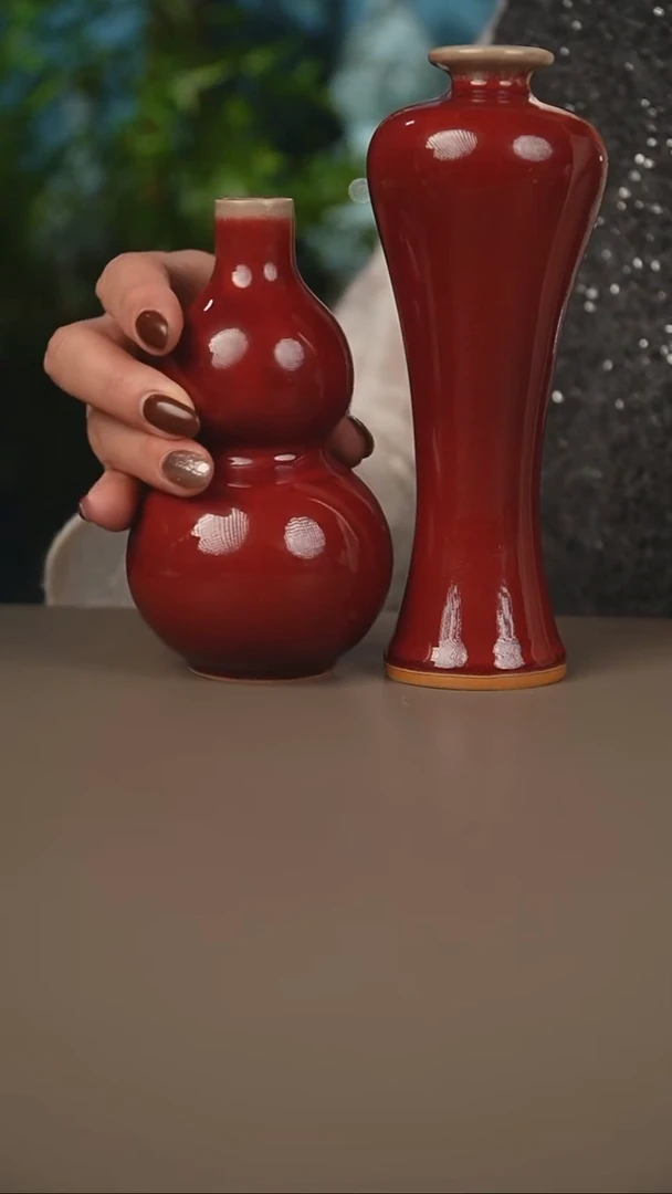钧瓷葫芦瓶梅瓶二选一