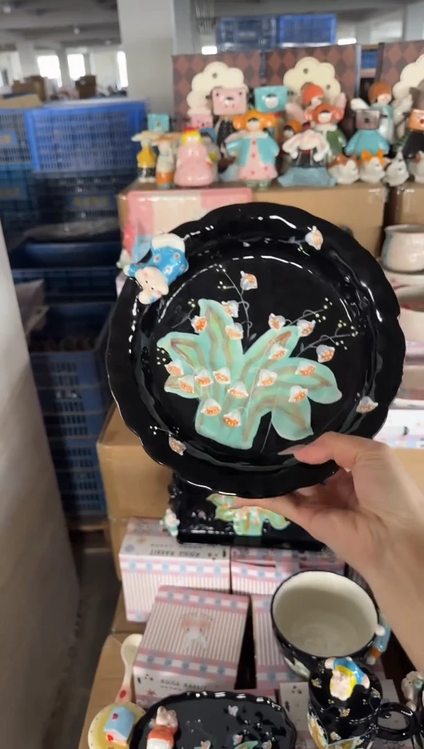陶瓷【唯品瓷】手工手绘陶瓷直播间