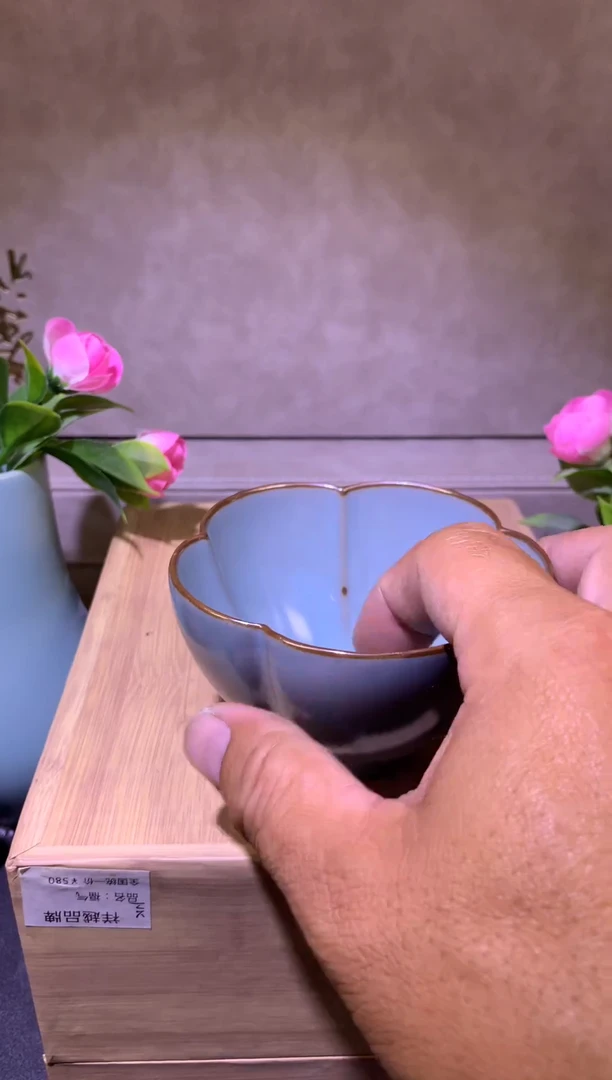 【清！一件不留】汝窑、哥窑茶壶盖碗茶杯主人杯微矿点