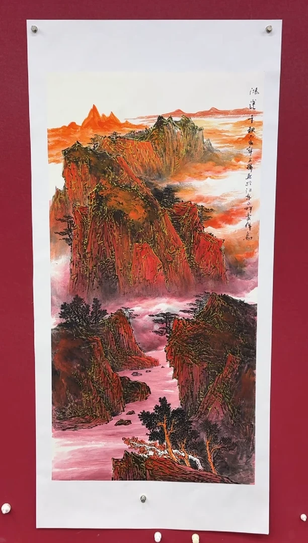 国画国画绘画山水花鸟