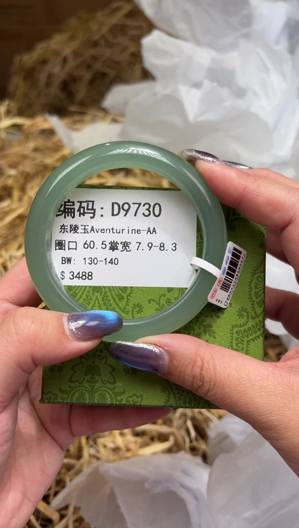 未镶嵌手镯石英质玉D9730