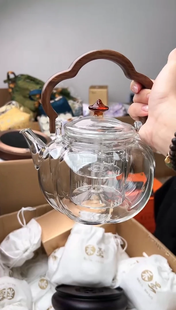 南瓜提梁煮茶壶