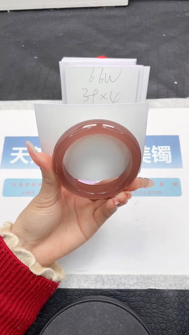 【闪购商品】石英质玉手镯未镶嵌L323-56.3