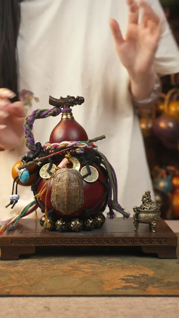 281大漆一物一拍记葫堂出品[不带手串】