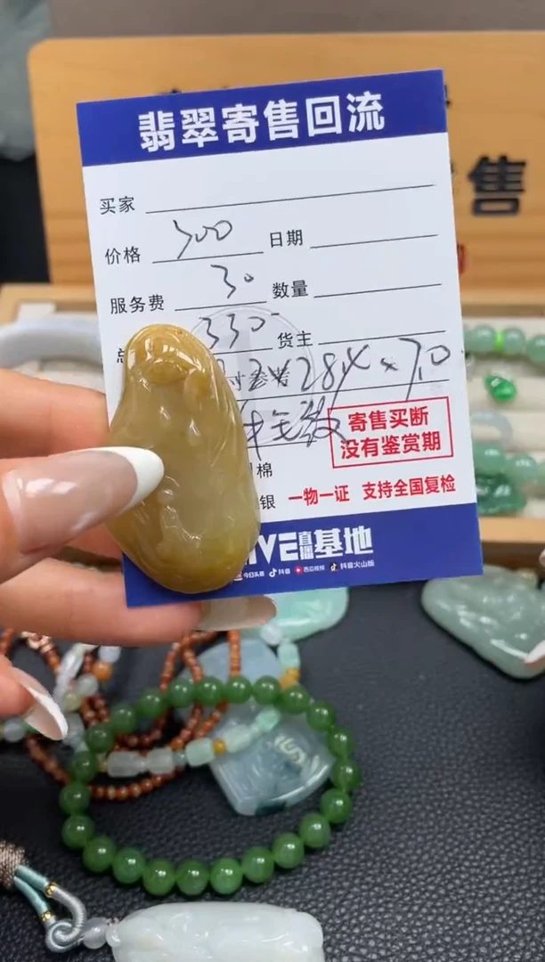 颈饰未镶嵌翡翠10148763