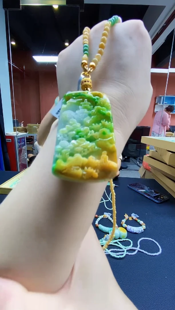 颈饰未镶嵌翡翠翡翠吊坠