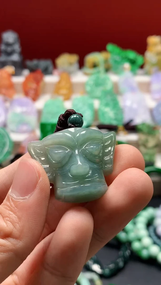 颈饰未镶嵌翡翠天然A货翡翠