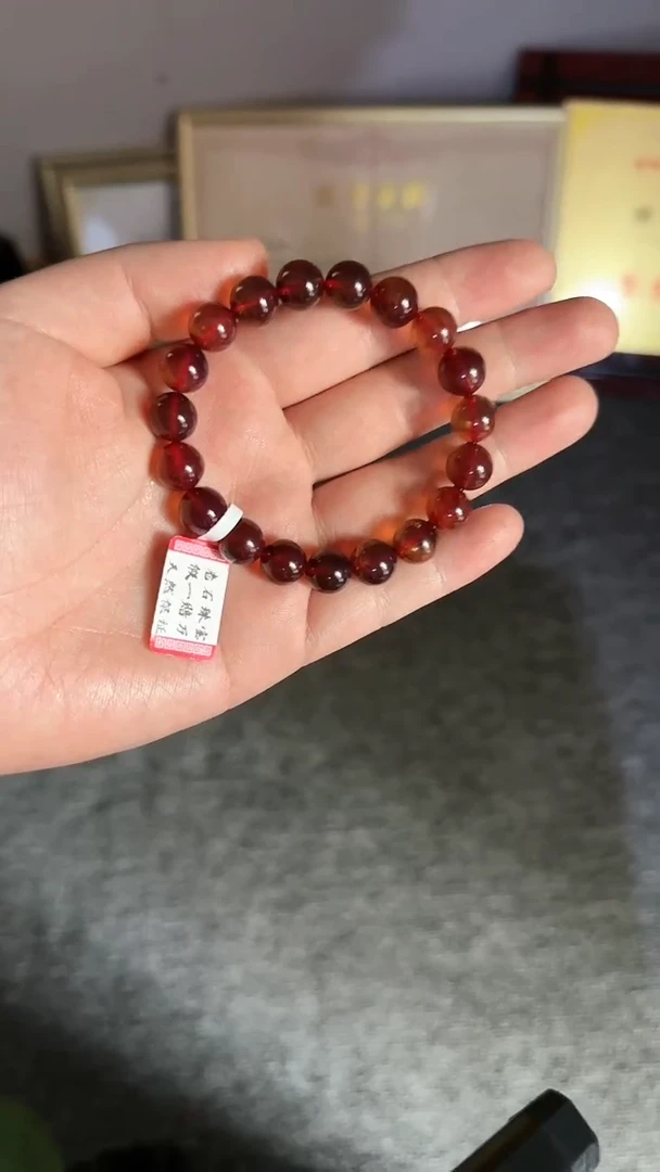未镶嵌琥珀手串规格10微瑕紫罗兰手串#21