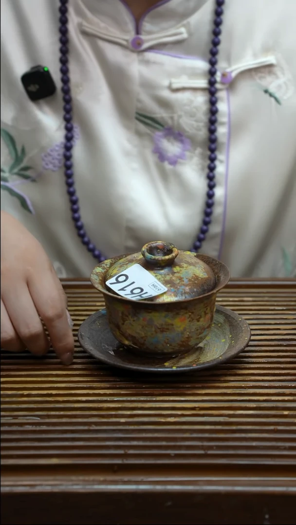 万古烧粗陶手工茶具