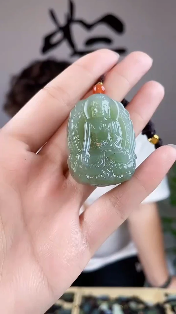 和田玉未镶嵌挂件多样性发货，拍一发一