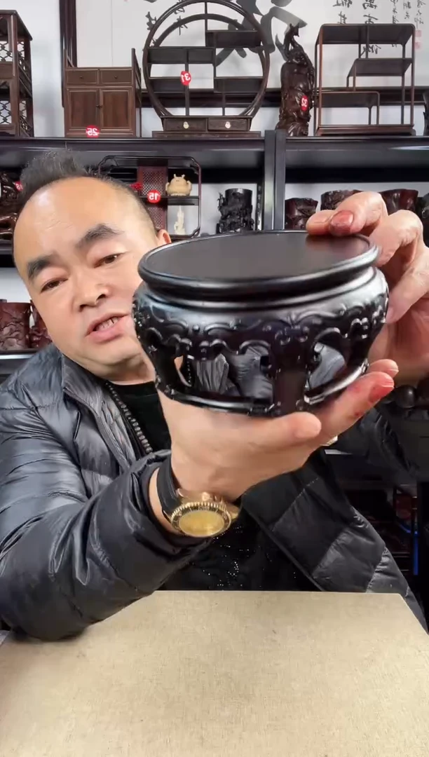 木老李红木工艺品61瑕疵