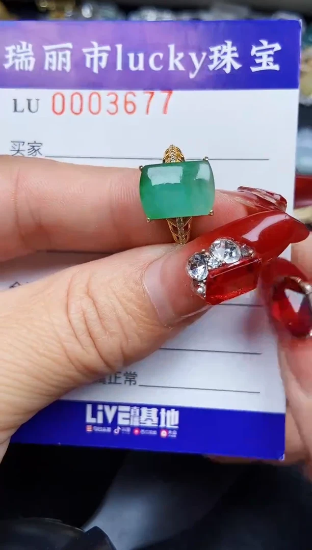 【闪购商品】翡翠颈饰银S925镶嵌3677