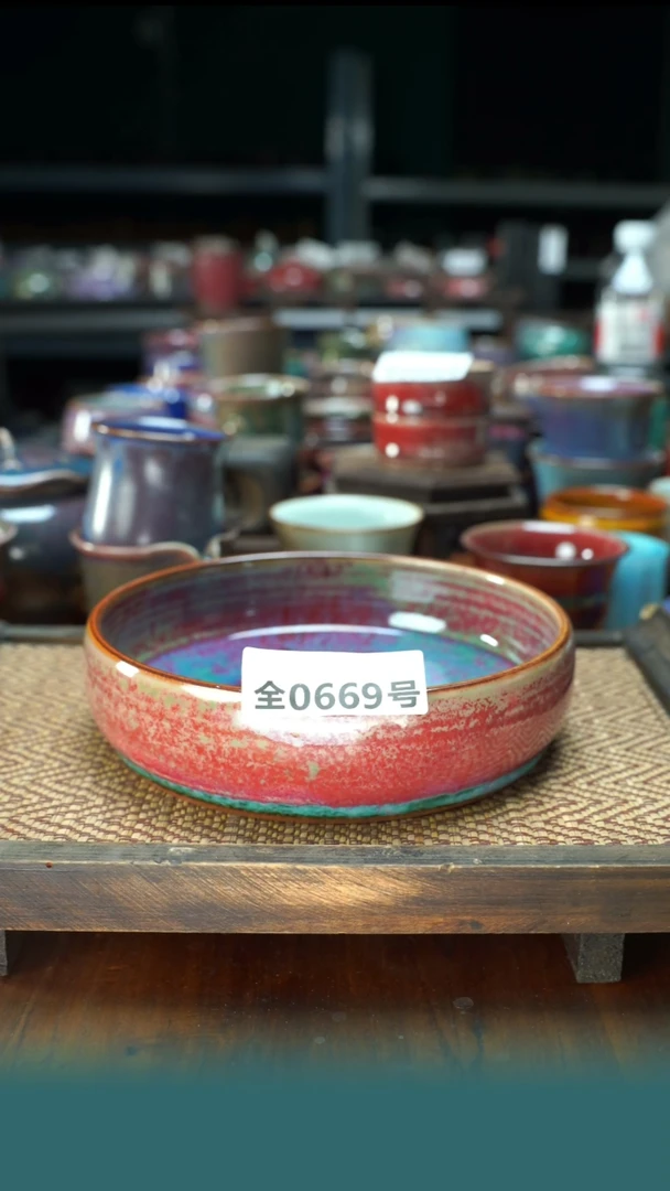 原产地原矿钧汝杯壶669
