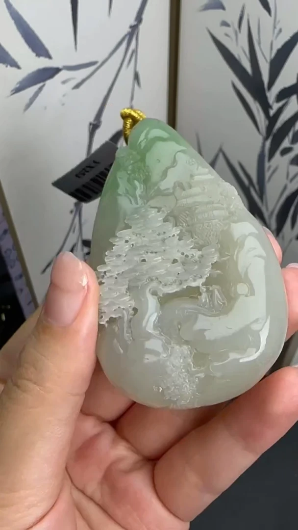 吊坠(不含链)未镶嵌和田玉JJD1128101多样性发一