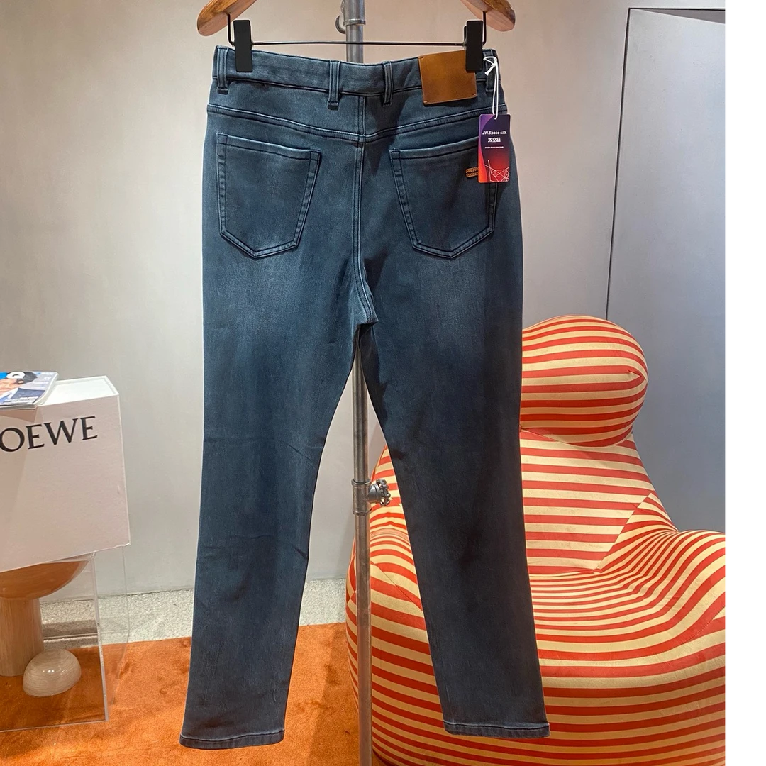 杰家 秋冬男士舒适休闲四季牛仔长裤