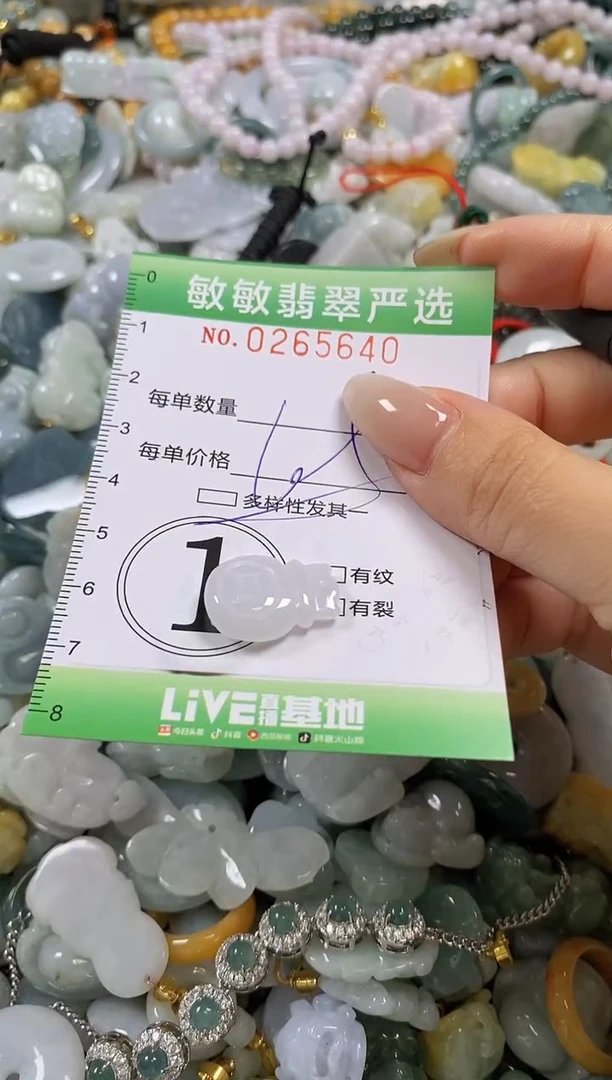 翡翠未镶嵌颈饰闪购0265640多样性发其一