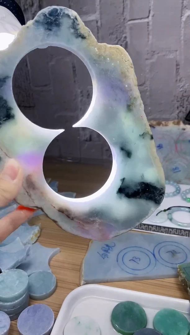 裸石翡翠天然翡翠A货石 南 916