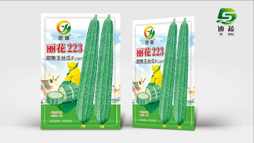 丽花八棱丝瓜高产早熟长丝瓜种子耐热耐寒适合春秋种植的蔬菜种子